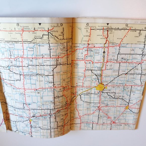 Kansas Official Map Highway Vintage Road Map - Picture 4 of 8
